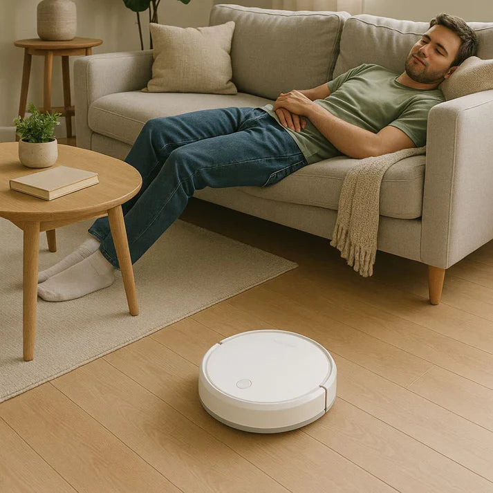 ROBOT ASPIRADORA 2025 2 EN 1 TECNOLOGÍA INTELIGENTE