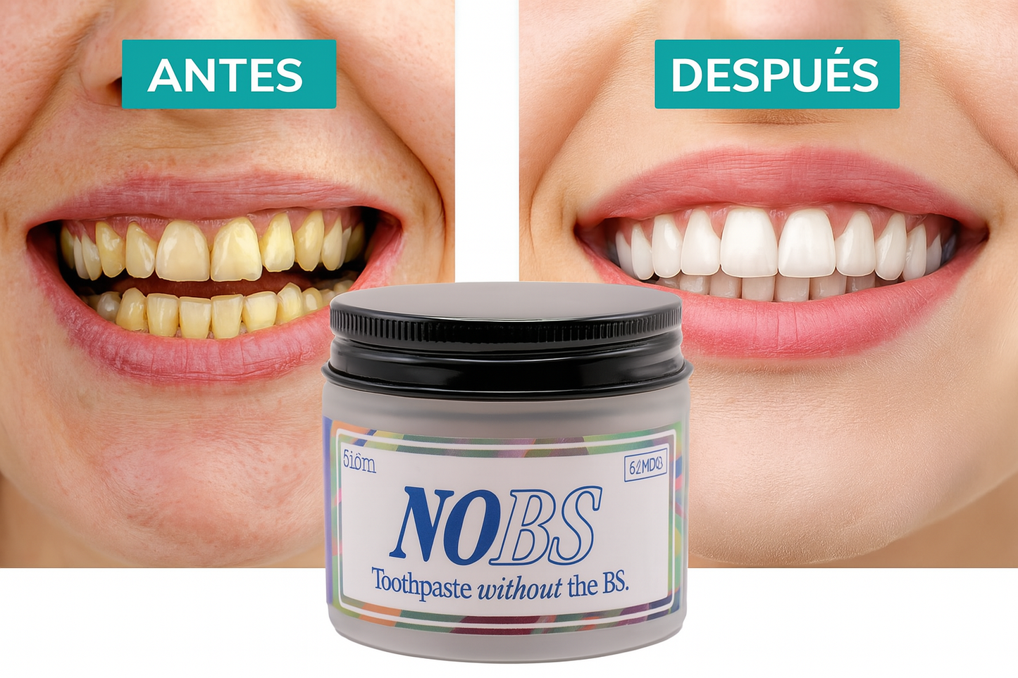 NOBS - PASTA DENTAL EN TABLETAS + ENVÍO GRATIS