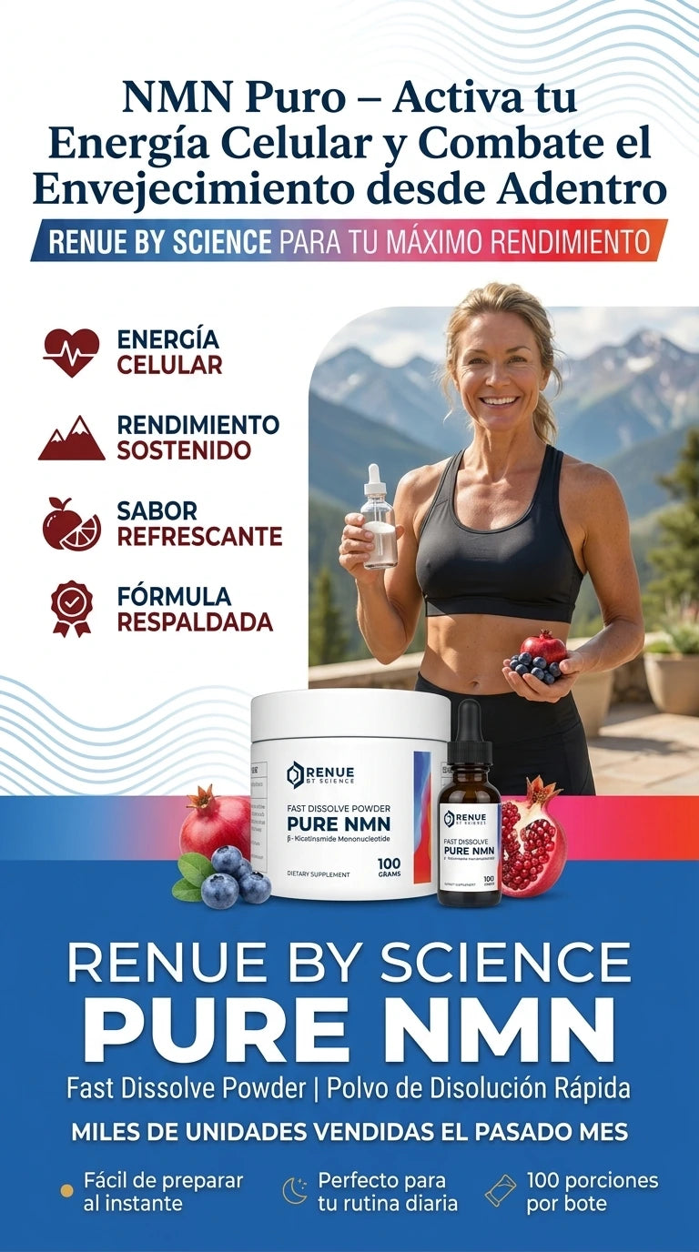 NMN Puro – Activa tu Energía Celular y Combate el Envejecimiento desde Adentro