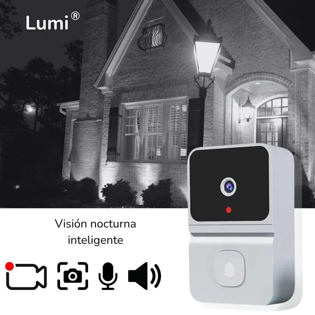 Timbre inalámbrico inteligente con cámara