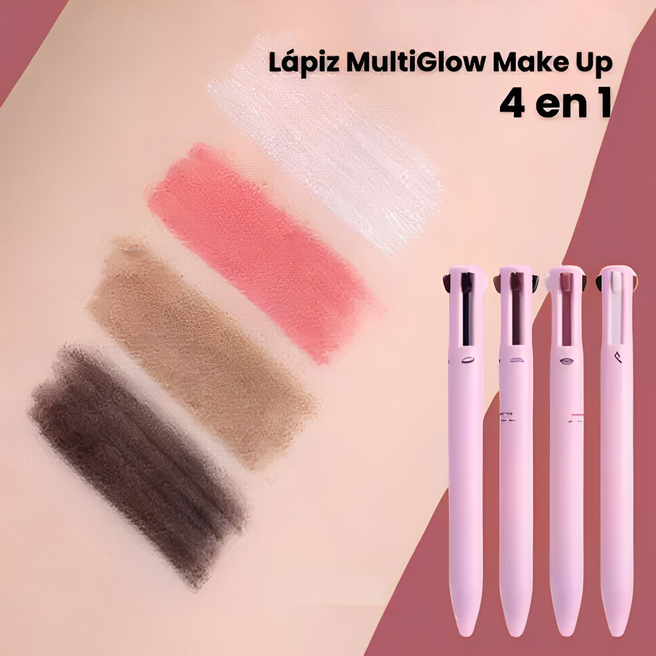Lápiz MultiGlow Make Up 4 en 1 OFERTA 2 X 1 SOLO POR HOY