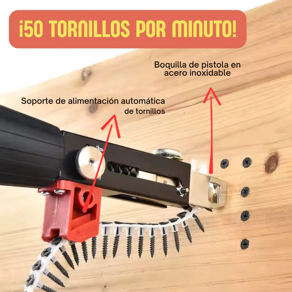 💥Adaptador automático de taladro - Eficiencia máxima-Clava, ajusta y repite sin interrupciones.