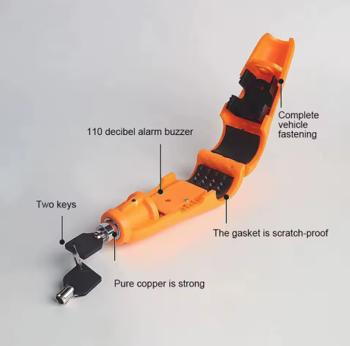 Candado antirrobo universal con alarma - ideal para motos, scooters etc