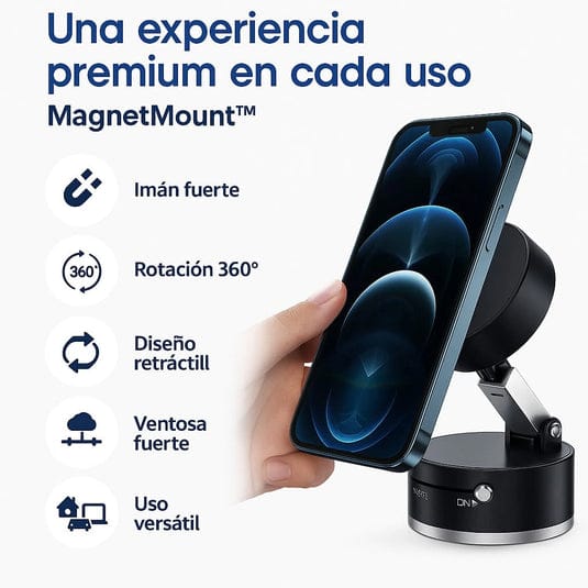 Soporte Magnético SNAP-HOLD™ 360°- Para Celular.