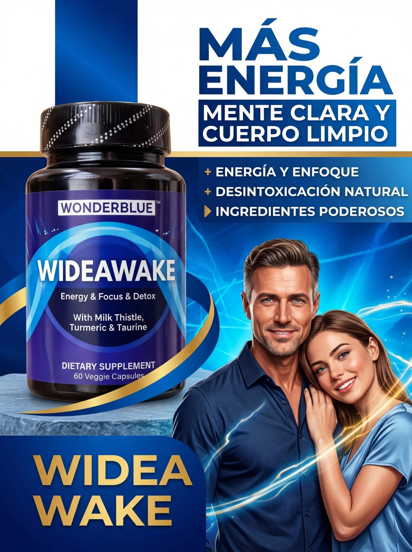 Wideawake- Más Energía, Mente Clara y Cuerpo Limpio