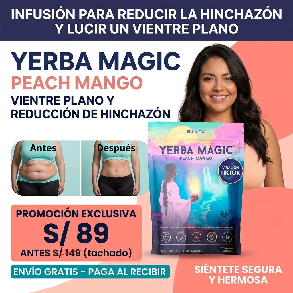 Yerba Magic - Infusión para Reducir la Hinchazón y Lucir un Vientre Plano
