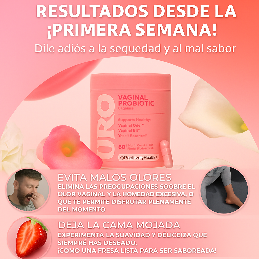 URO™ - Probióticos Vaginales 60 Capsulas (el original)
