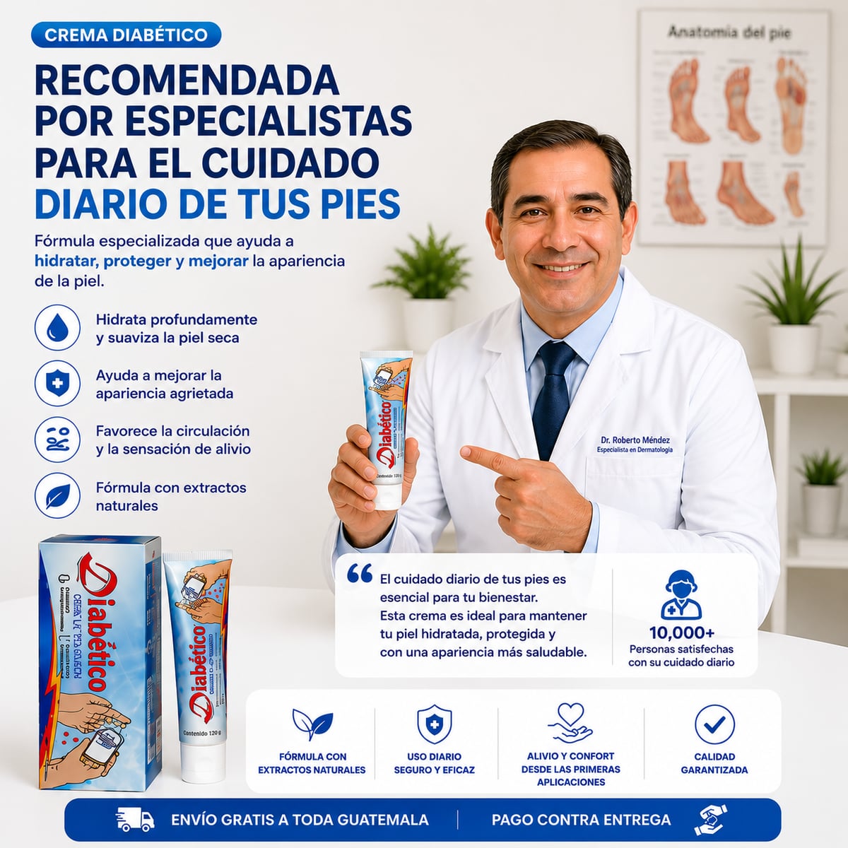 CREMA REPARADORA AVANZADA - ALIVIO PARA PIES SENSIBLES Y AGRIETADOS