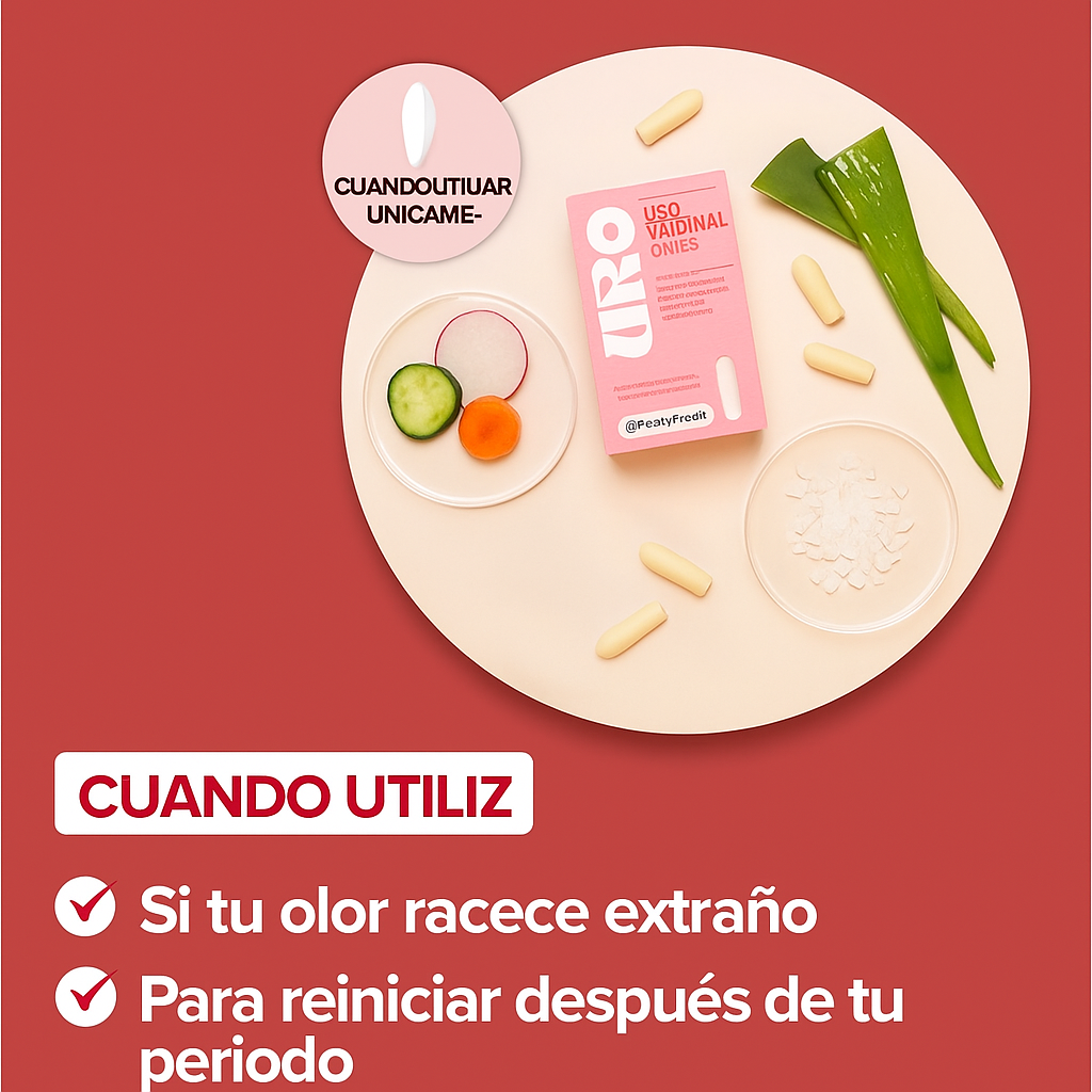 URO™ - Probióticos Vaginales 60 Capsulas (el original)