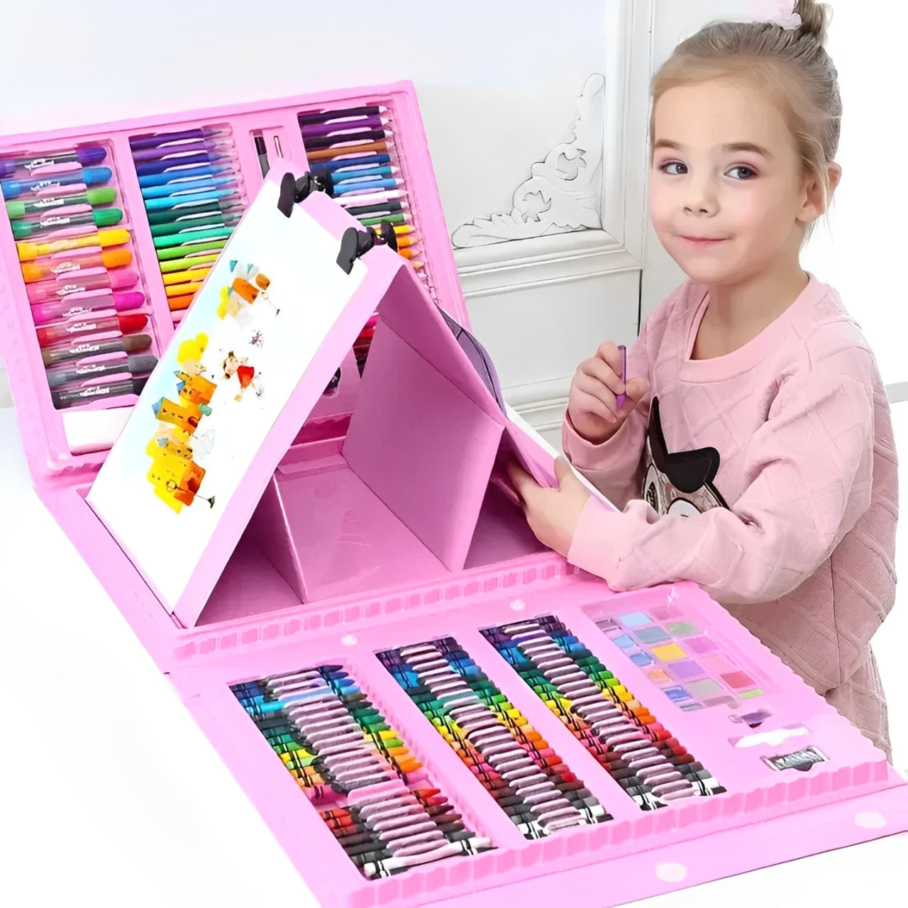 MEGA SET DE ARTE DE 208 PIEZAS