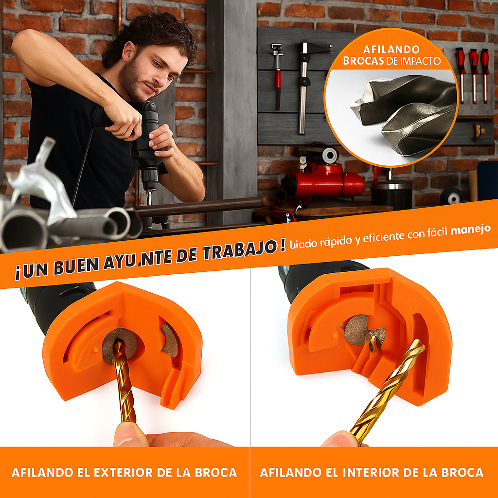 AFILADOR DE BROCAS - AHORRA TIEMPO Y DINERO