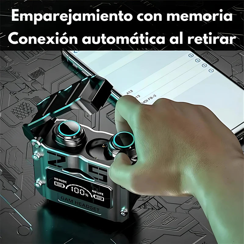 Auriculares inalámbricos M25 Potencia sin límites - Bluetooth, resistencia al agua y control táctil
