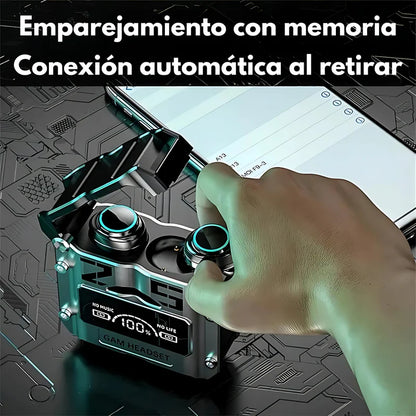 Auriculares inalámbricos M25 Potencia sin límites - Bluetooth, resistencia al agua y control táctil
