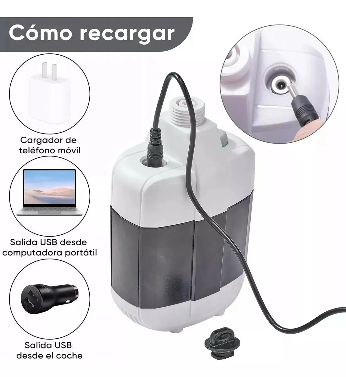 Ducha Portátil Recargable