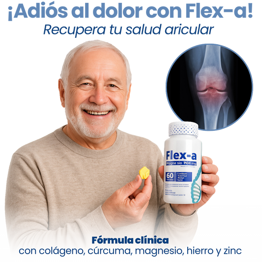 Flex-A Articulaciones – Fórmula Clínica con Colágeno, Cúrcuma y Magnesio
