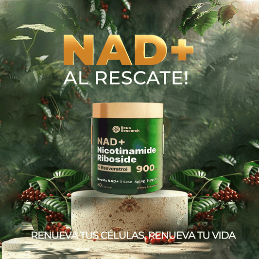 NAD + Resveratrol | Tu Dosis Diaria de Longevidad OFERTA SOLO POR HOY 2 X 99