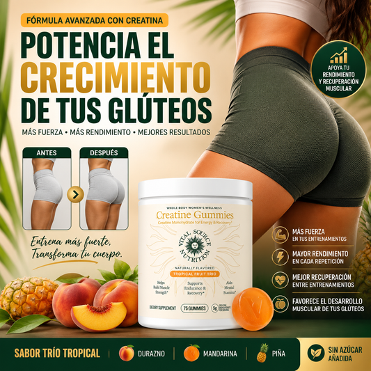 Creatine Gummies | Construye Glúteos Más Grandes