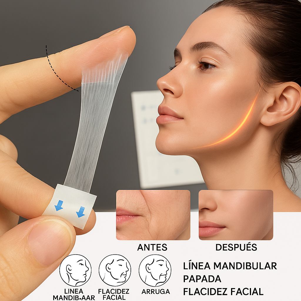 3 x1 FACE LIFTING PATCH™ Parches Invisibles de Estiramiento Facial (120 parches)