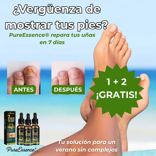 Ocultas tus uñas? PureEssence® las cambia en 7 días