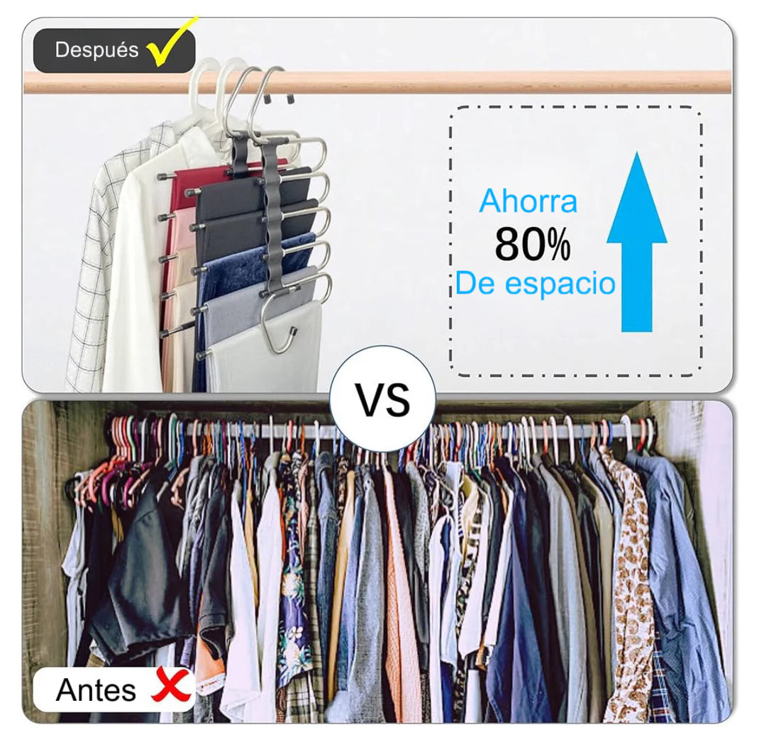 GANCHO PLEGABLE 5 PUESTOS - OFERTA 3 x 1 + ENVÍO GRATIS