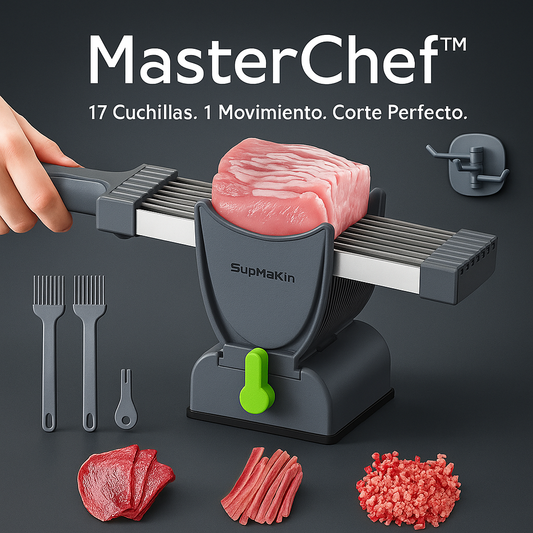 Cortadora De Carne Manual en Acero Inoxidable