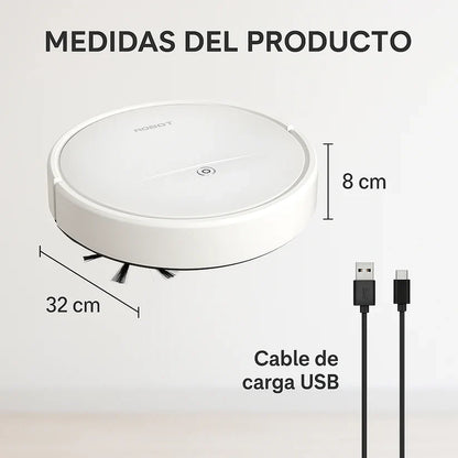 ROBOT ASPIRADORA 2025 2 EN 1 TECNOLOGÍA INTELIGENTE