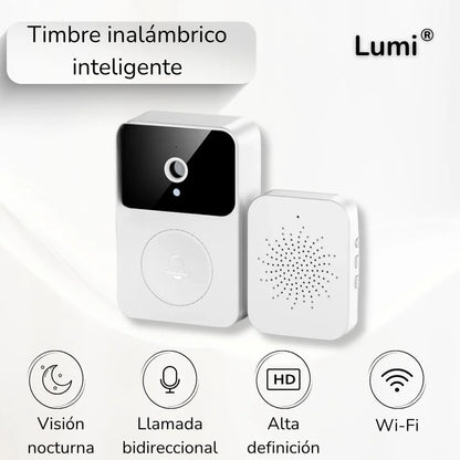 Timbre inalámbrico inteligente con cámara
