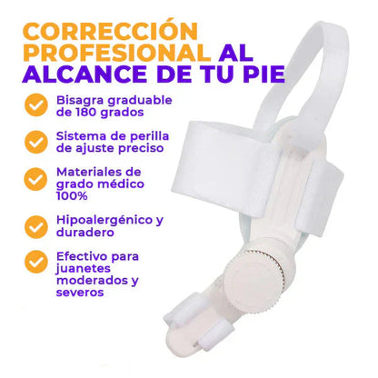 Corrector De Juanete Pro Bisagra Graduable OFERTA 2 X 1