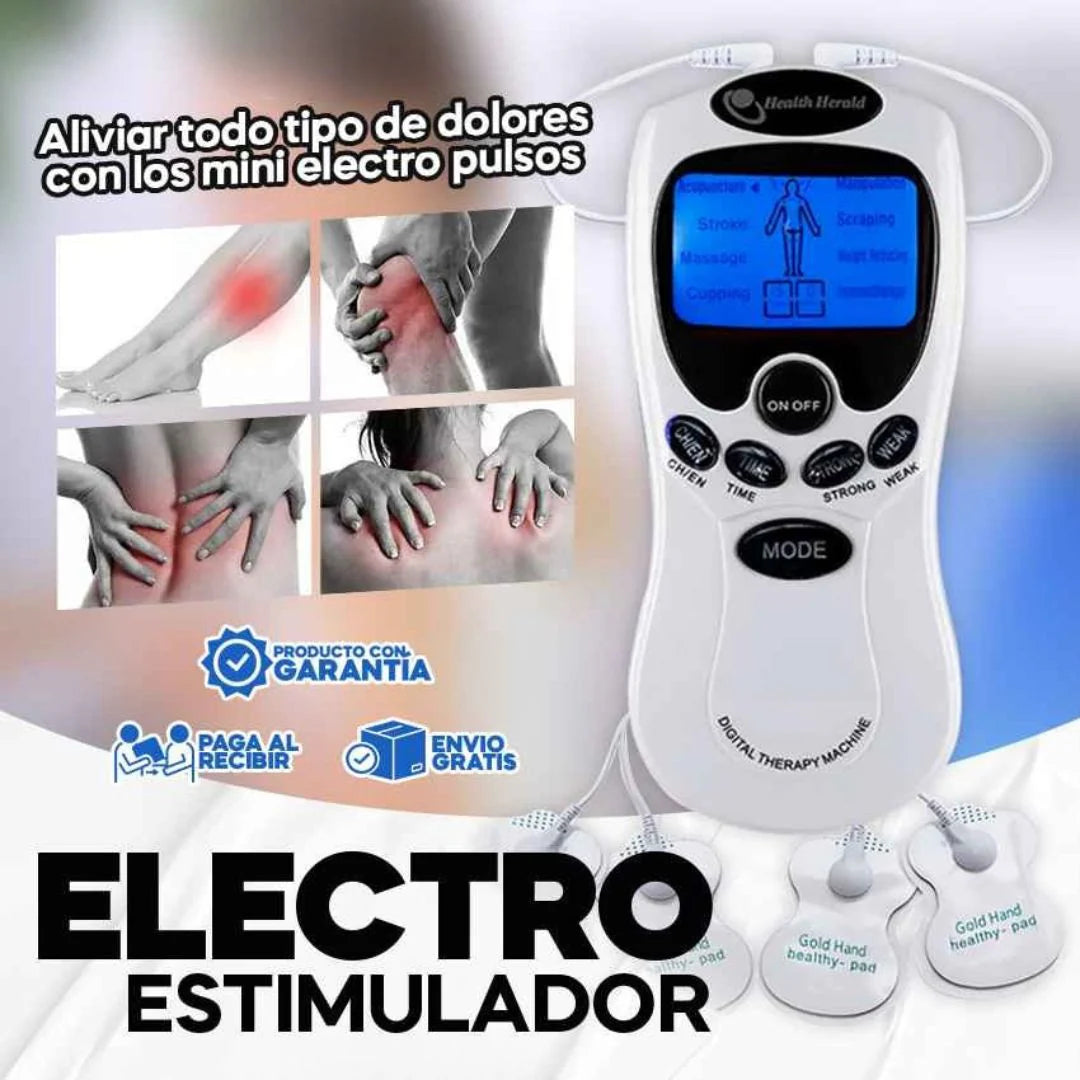 Electro Estimulador para Aliviar el Dolor - Masajeador Muscular