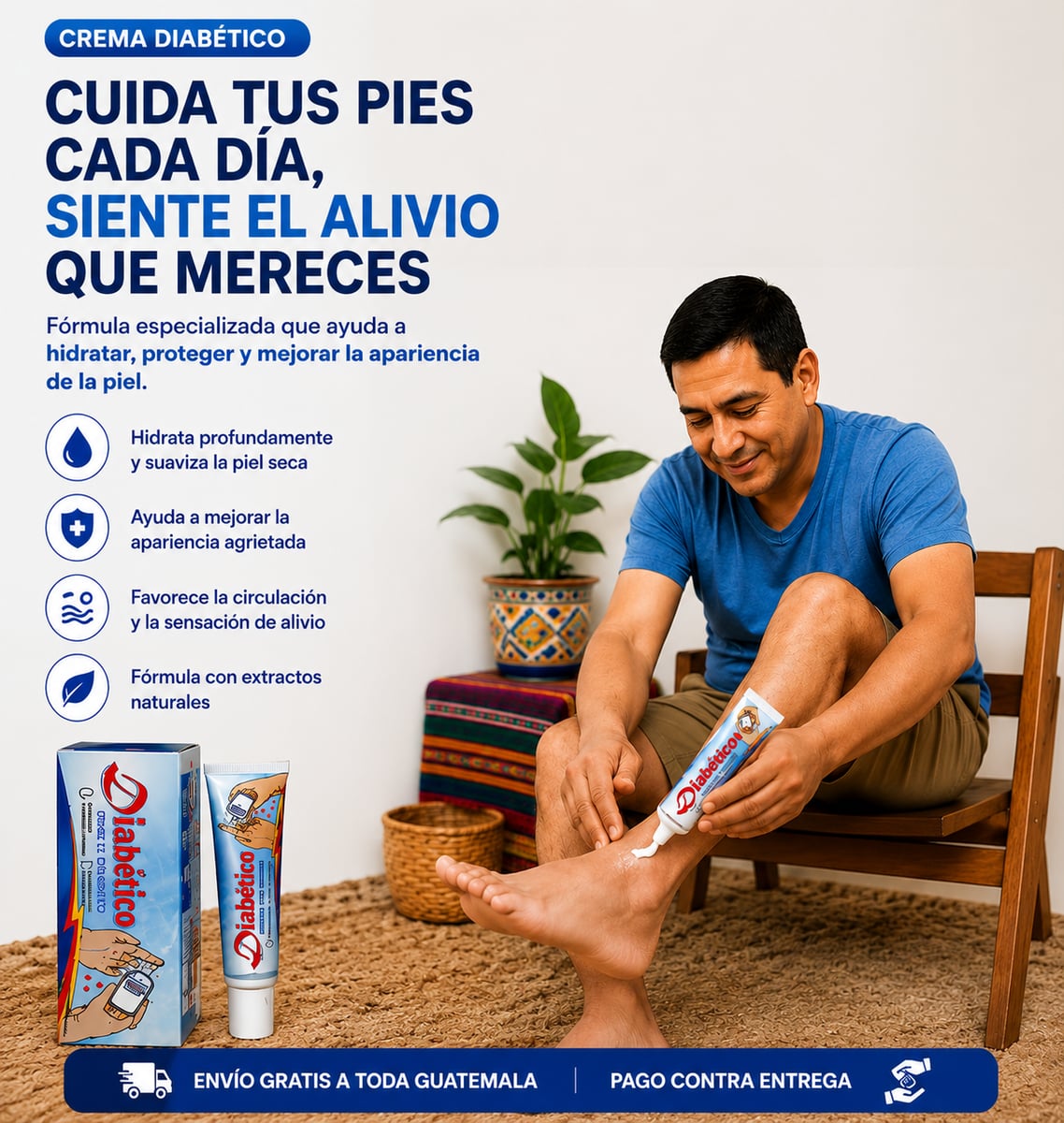 CREMA REPARADORA AVANZADA - ALIVIO PARA PIES SENSIBLES Y AGRIETADOS