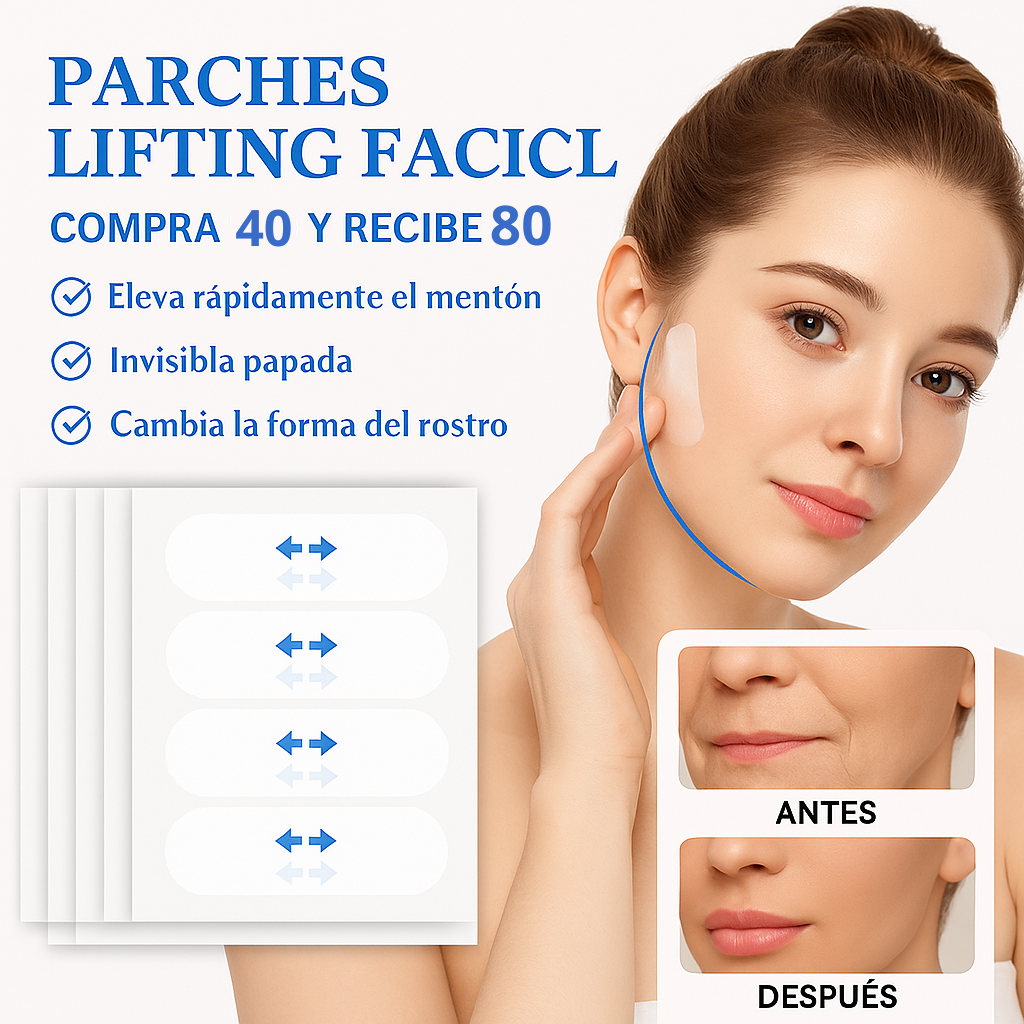 3 x1 FACE LIFTING PATCH™ Parches Invisibles de Estiramiento Facial (120 parches)
