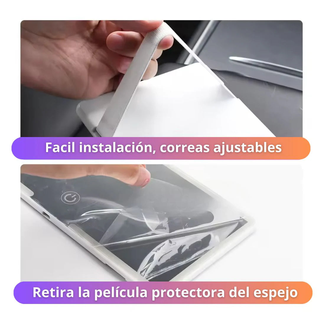Espejo LED para Auto: Ilumina tu belleza donde vayas 🚗✨