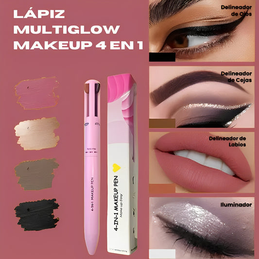 Lápiz MultiGlow Make Up 4 en 1 OFERTA 2 X 1 SOLO POR HOY