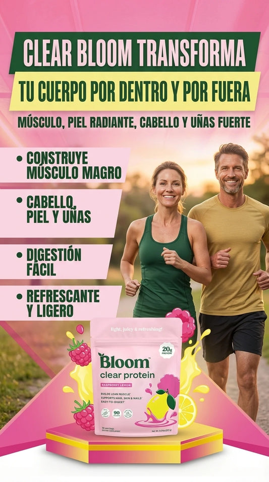 Clear Bloom Transforma tu Cuerpo por Dentro y por Fuera