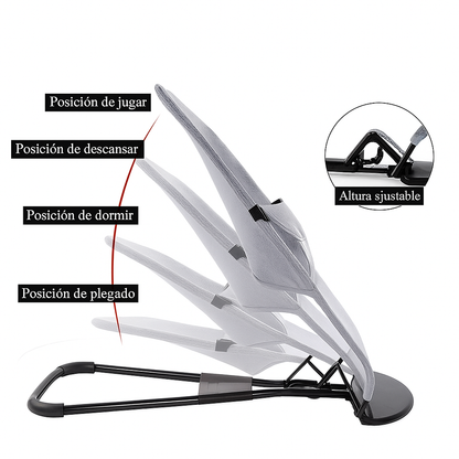 Cama mecedora Portátil 2 en 1 – Ideal para Bebés y Mascotas en Movimiento