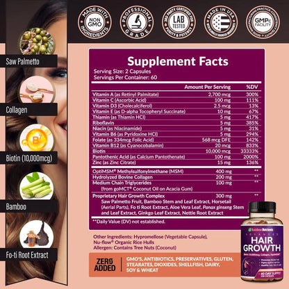 Elevant™ - Vitaminas Capilares Premium