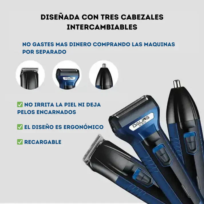 SONAR™ 3 en 1 - Afeitadora Profesional PREMIUM®