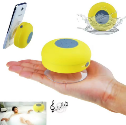 Parlante Bluetooth Todo Terreno - Resistente al Agua Ventosa Fuerte, Sonido Claro