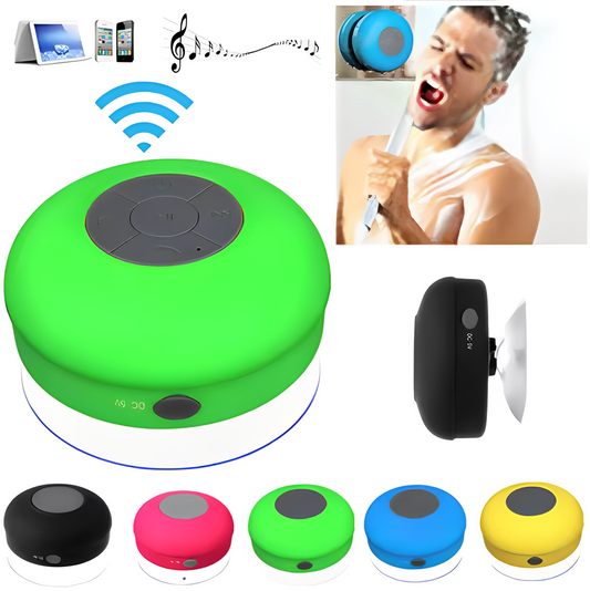Parlante Bluetooth Todo Terreno - Resistente al Agua Ventosa Fuerte, Sonido Claro