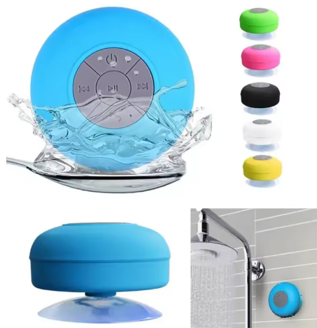 Parlante Bluetooth Todo Terreno - Resistente al Agua Ventosa Fuerte, Sonido Claro