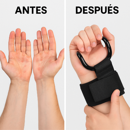 OFERTA 2 X 1  Ganchos de Levantamiento de Pesas