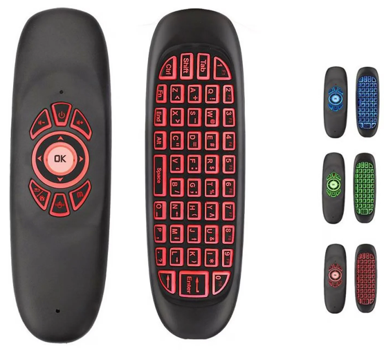 CONTROL REMOTO UNIVERSAL CON TECLADO (Recargable Portátil)