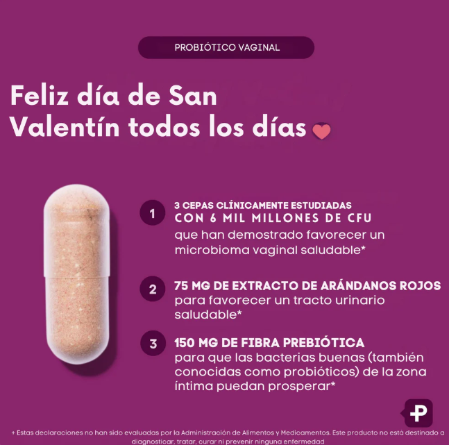 Probiótico Intimo Femenino / Equilibrio y bienestar desde adentro