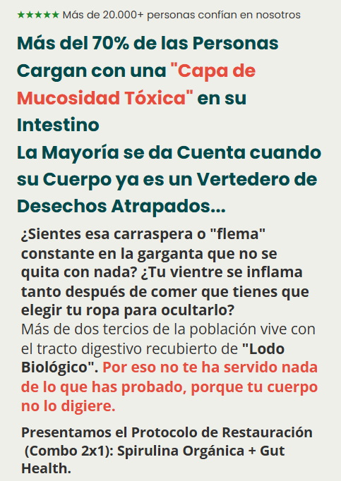 Gut Health™ Despídete de la Hinchazón y Recupera Tu Energía