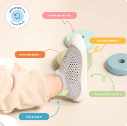Zapatillas MiniPaso - Cómodas, Flexibles y Antideslizantes
