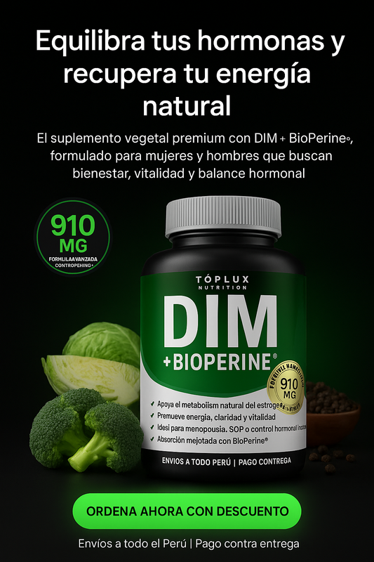 DIM + BioPerine®: Recupera tu equilibrio natural y bienestar interior