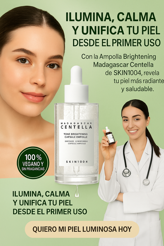 Luminosidad natural con Centella de Madagascar – Hidratación pura para tu piel