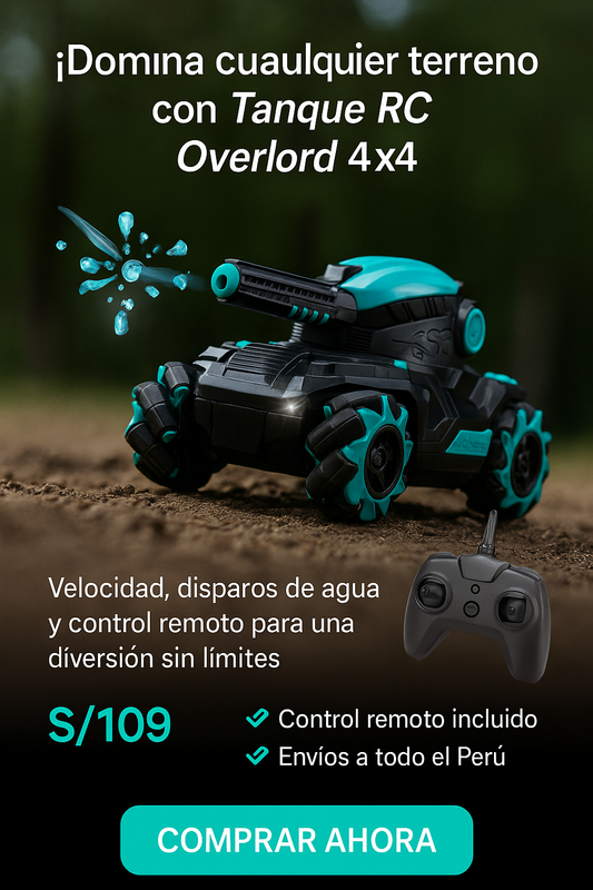 HydroTank™ RC – Tanque lanzador de hidrogel con luces LED