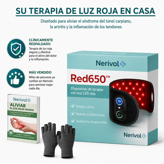 Nerivol Red650™ – Envoltura para terapia celular con luz roja