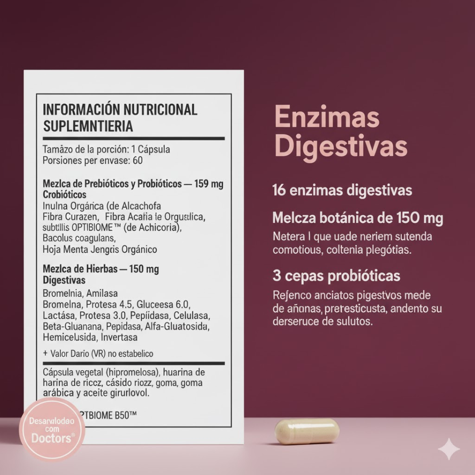 EnzyViva™ – Complejo Natural de Enzimas y Probióticos